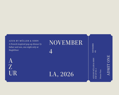 Ticket Azur x Stegfellner